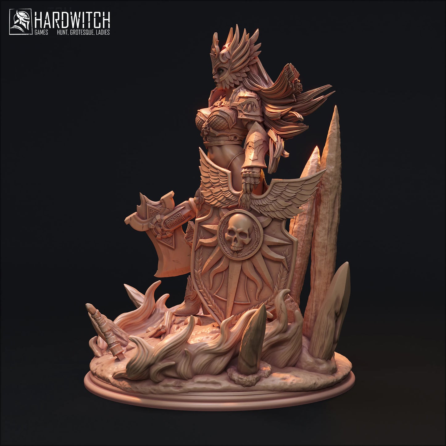 HardWitch Games - Markin Armtord - 75mm Pin Up/Figure/Model/Diorama