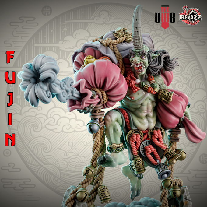 Bemazz Miniatures - Japanese Gods Vol.1 - Fujin - 75/120mm Pin Up/Figure/Model/Diorama