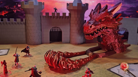 Play Conveyor - Crystal Dragon Dice Tower - DnD/TTRPG/Roleplaying/Wargames