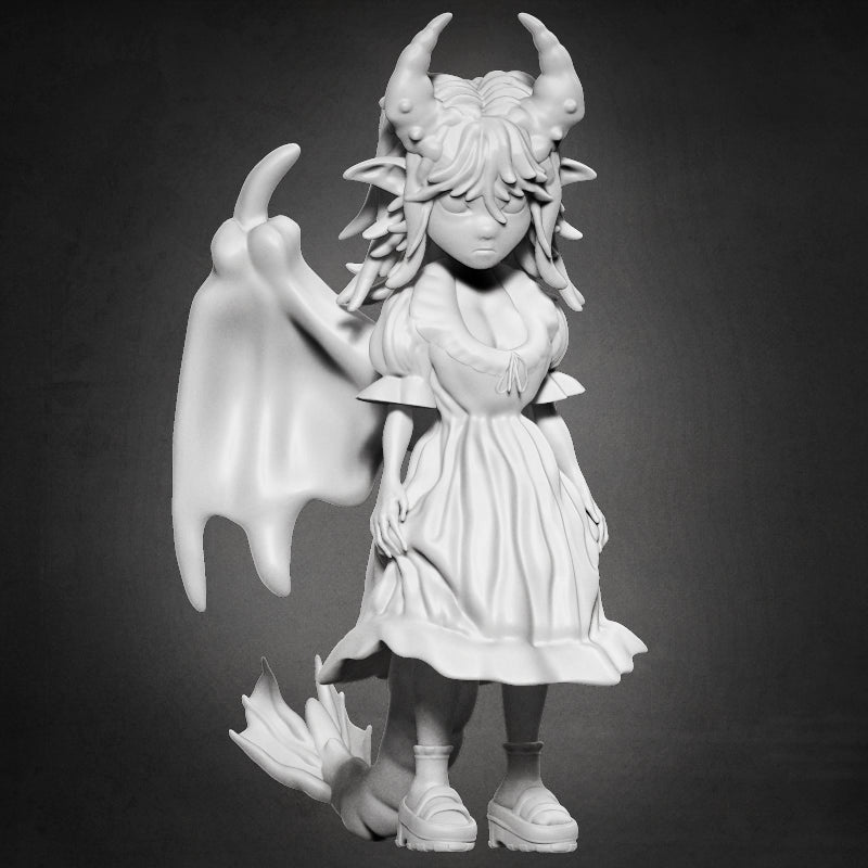 AliceFo - Chibi Monsters - Dragon Girl - DnD/TTRPG Figure/Miniature