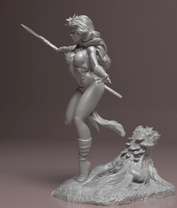 Wild Miniatures - Wild Wild Girls - Mia - 32/75mm Pin Up/Figure/Model/Diorama