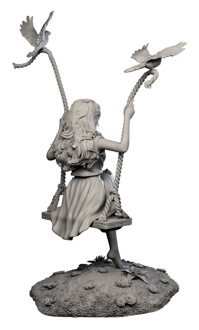 Authorseries Studio - The Swing - 75mm Pin Up/Figure/Model/Diorama