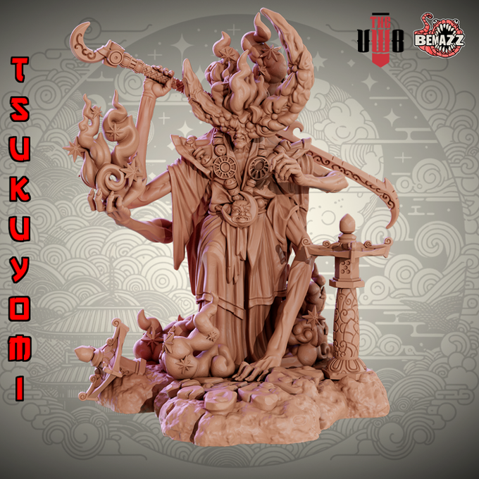 Bemazz Miniatures - Japanese Gods Vol.1 - Tsukuyomi - 75/120mm Pin Up/Figure/Model/Diorama