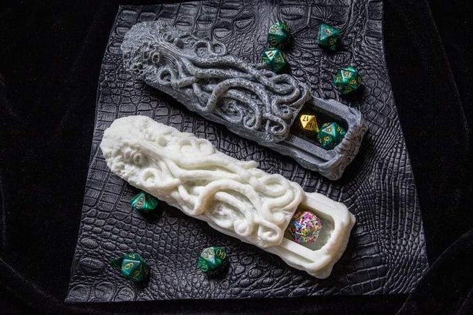 Mata's Miniature Wonder - Eldrich Whisper Dice Box - DnD/TTRPG/Roleplaying/Wargames