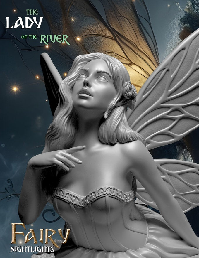 MiniArtCreations - Fairy Busts - Lady of the Lake - 75mm Pin Up/Figure/Model/Diorama