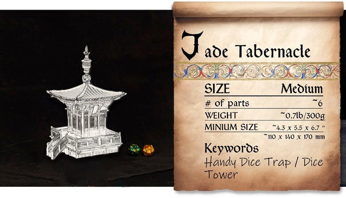 Mata's Miniature Wonder - Jade Tabernacle - DnD/TTRPG/Roleplaying/Wargames