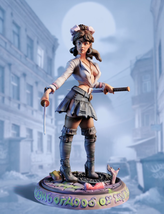 Devi Miniatures - Warriors - Kira - 75mm Pin Up/Figure/Model/Diorama