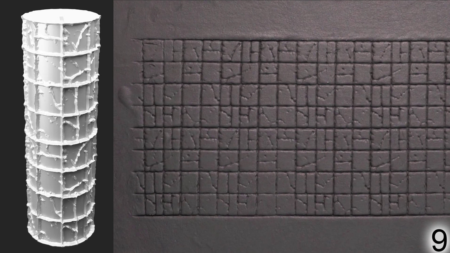 Jorrit - Texture Rollers #20 - Clay Roller for Scenery/TTRPG/Pottery Embossing