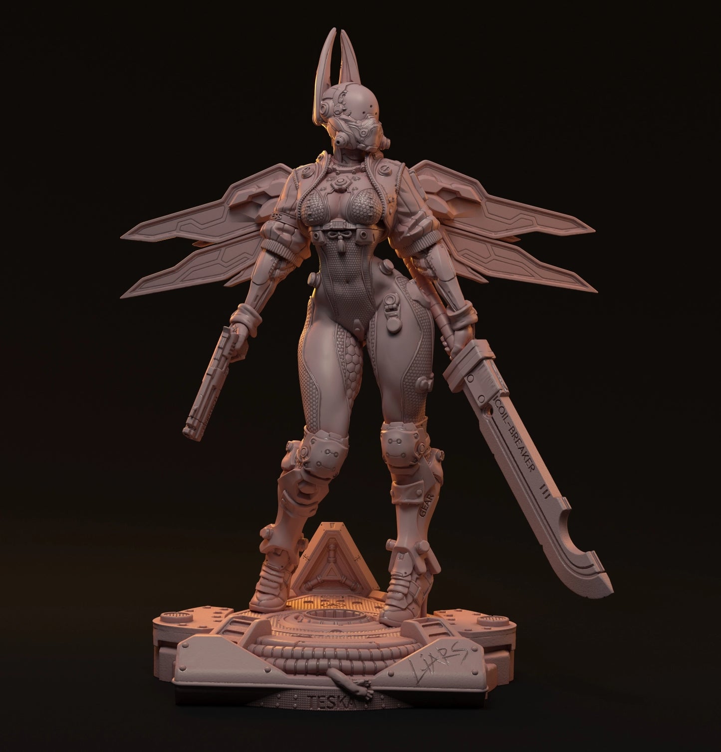 MythRealms - Cyber Addiction - Teska Ai - 6 Poses - 32/75/200mm Pin Up/Figure/Model/Diorama