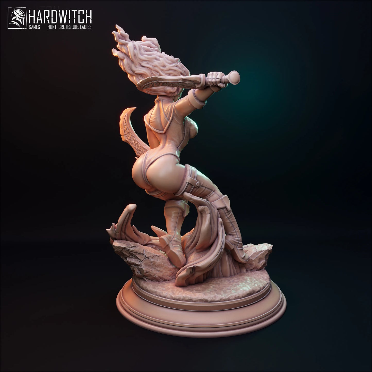 HardWitch Games - Assassin Elves - Ritte - DnD/TTRPG Figure/Miniature