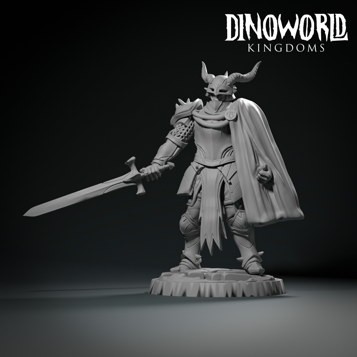Dinoworld - Orks - Dragon Commander - DnD/Pathfinder/TTRPG Figure Miniature