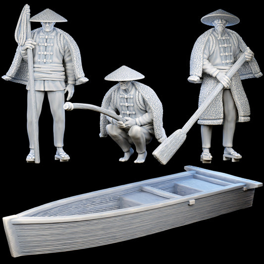 YourNeighborKnight - Bushido 3 - Fisherman - DnD/TTRPG Figure/Miniature