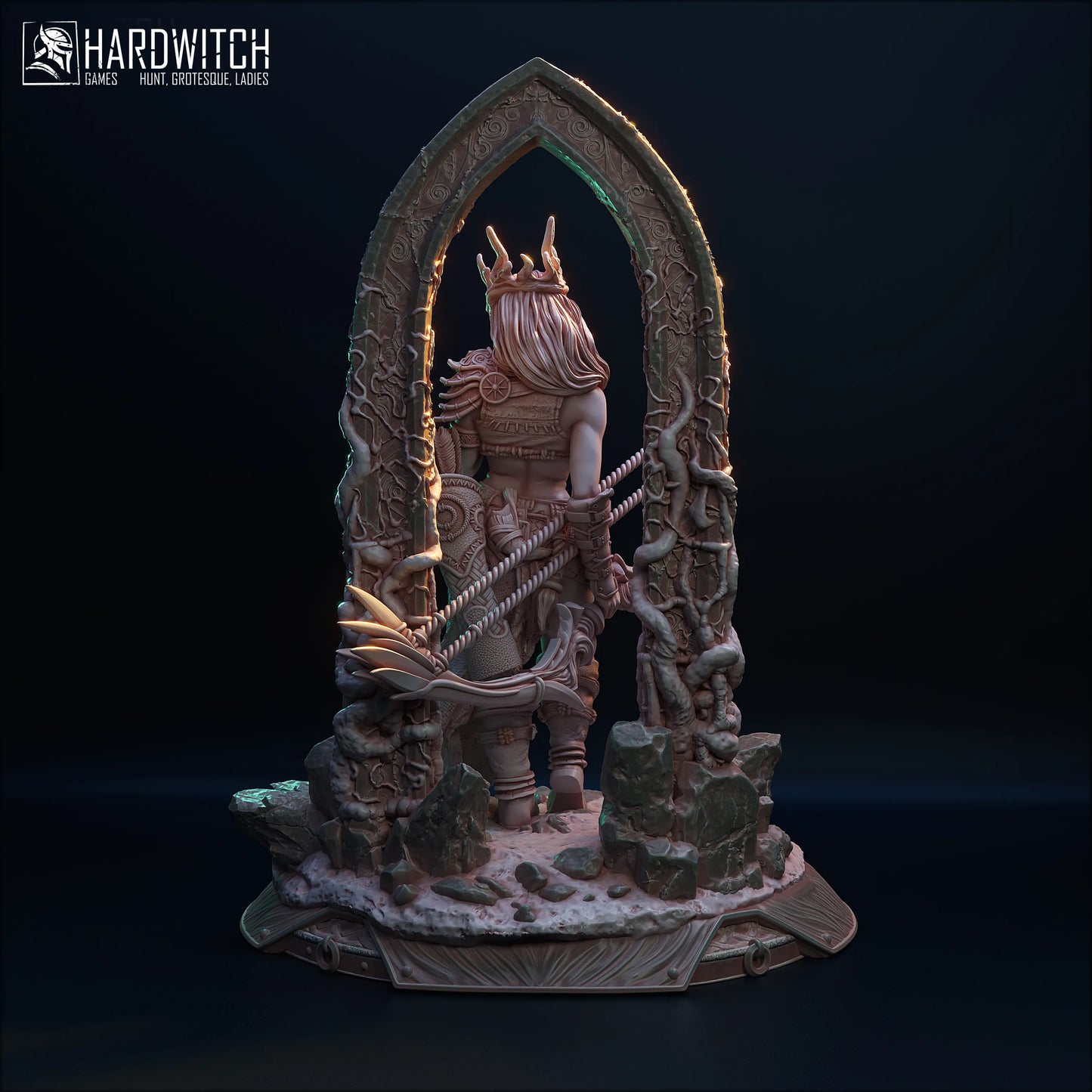HardWitch Games - Yggdrasil - Yildiliel Solanthim - 75/100mm Pin Up/Figure/Model/Diorama