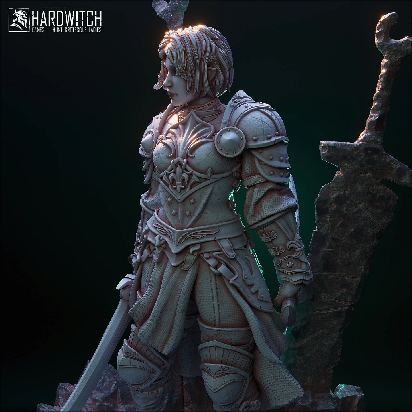 HardWitch Games - Yggdrasil - Tyrese Santim - 75/100mm Pin Up/Figure/Model/Diorama