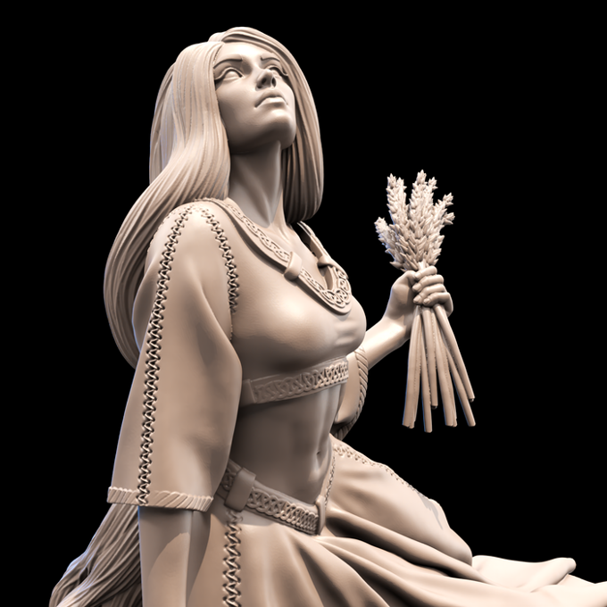 Fredrik Rosado - Valhalla - Idun - 75mm Pin Up/Figure/Model/Diorama