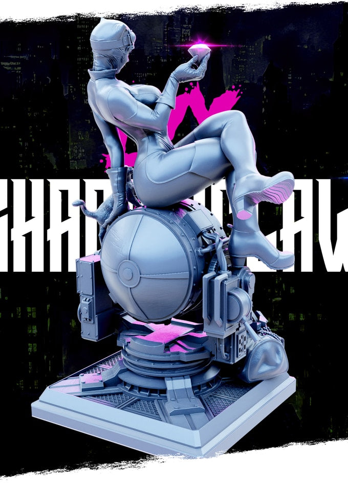 Fredrik Rosado - Lyx Shadowclaw - 75mm Pin Up/Figure/Model/Diorama