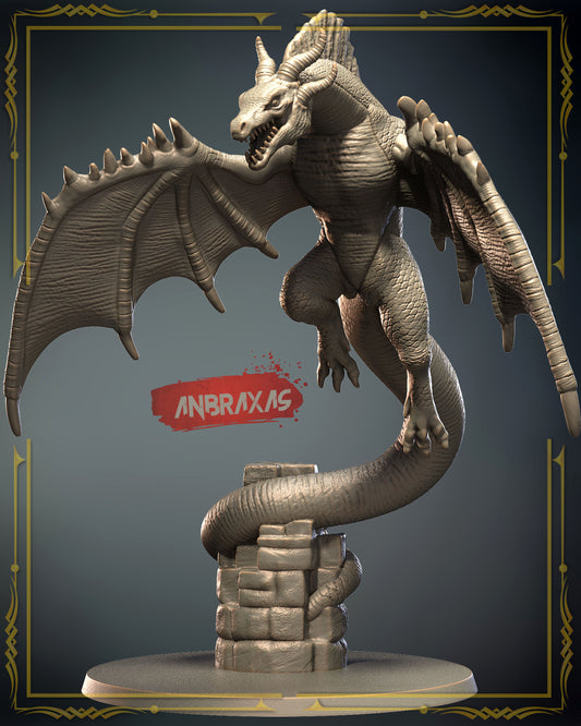 3D IPStudios - Dragons Worlds #1 - Anbraxas - DnD/TTRPG Figure/Miniature - Helios3DPrinting