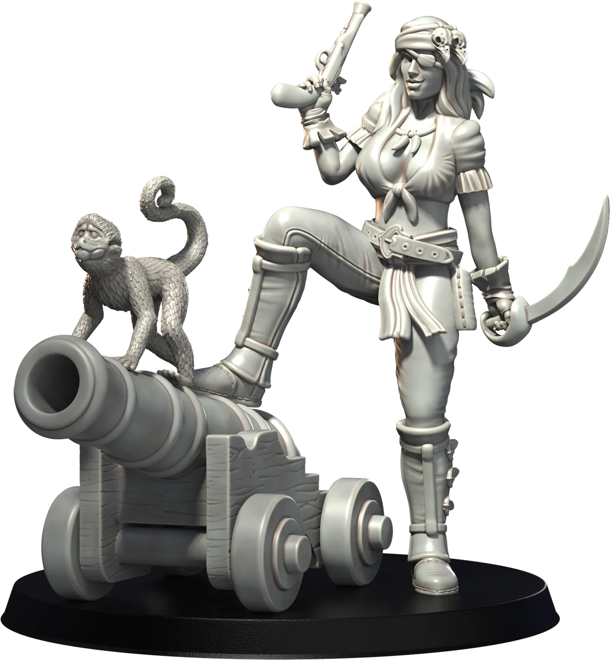 3D IPStudios - Female Warriors #1 - Anne - 75mm Pin Up/Figure/Model/Diorama