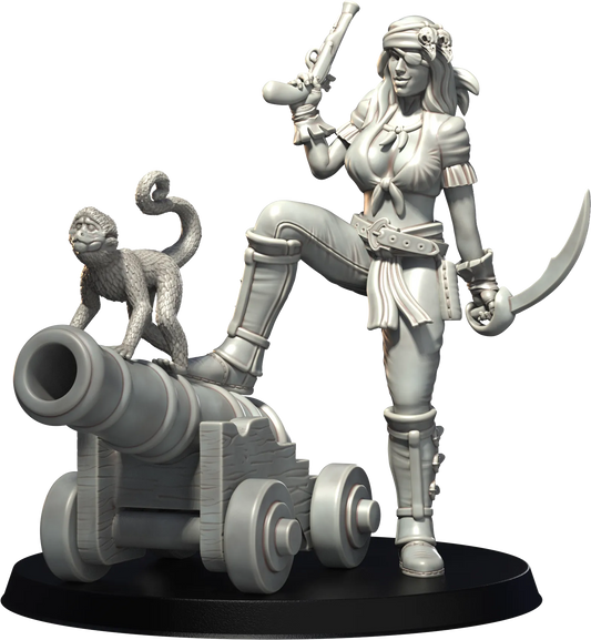 3D IPStudios - Female Warriors #1 - Anne - 75mm Pin Up/Figure/Model/Diorama