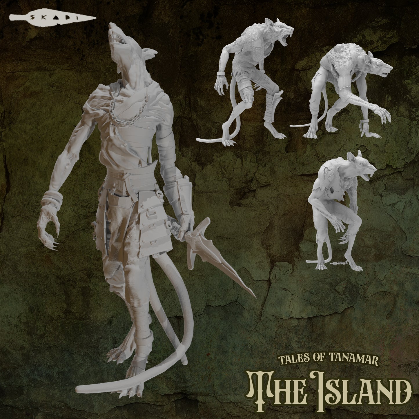 Skadi Studios - The Island - Corroded Covenant - DnD/TTRPG Figure/Miniature