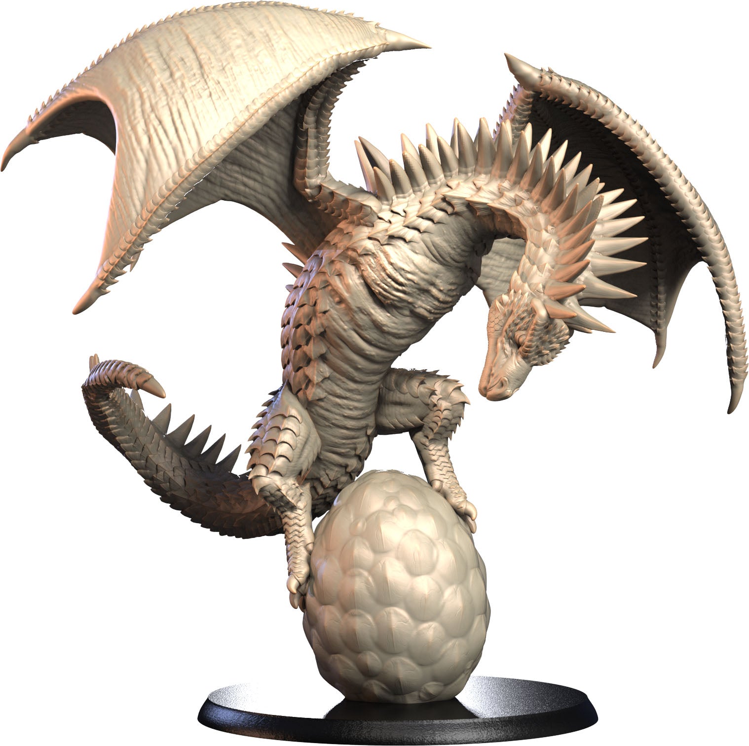 3D IPStudios - Dragons Worlds #2 - Azurath - DnD/TTRPG Figure/Miniature - Helios3DPrinting