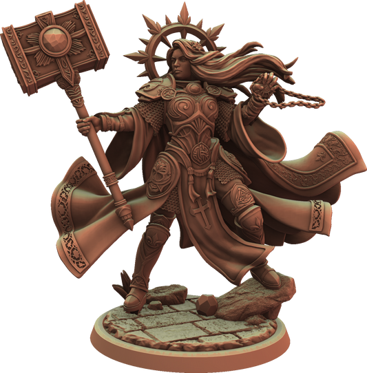 Cosmondo - Dungeons & Damsels - Aasimar Cleric #1 - 75mm Pin Up/Figure/Model/Diorama