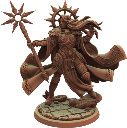 Cosmondo - Dungeons & Damsels - Aasimar Cleric #2 - 75mm Pin Up/Figure/Model/Diorama