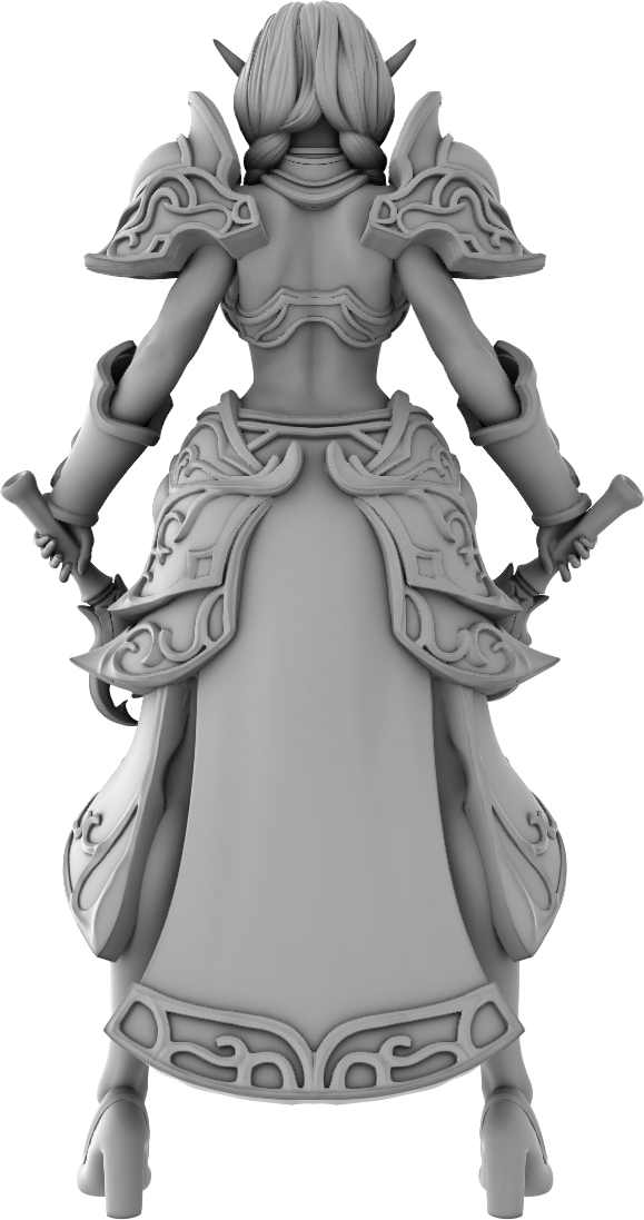 Lady Miniatures - Eladrin Elves - Adelina - 75mm Pin Up/Figure/Model/Diorama