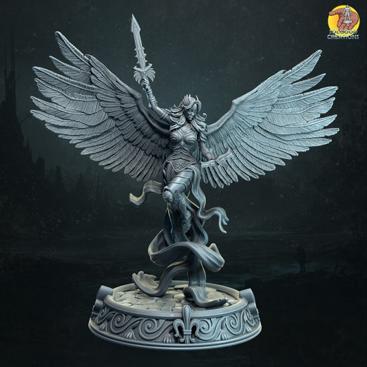 Solgoodcreations - Heaven's Rule - Guardian Angel #2 - DnD/TTRPG Figure/Miniatureq