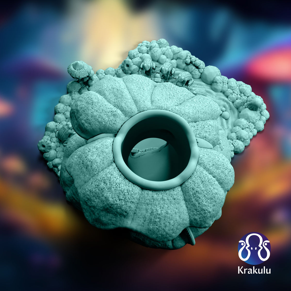 Krakulu - Amphibian Springs Dice Tower - DnD/TTRPG/Roleplaying/Wargames