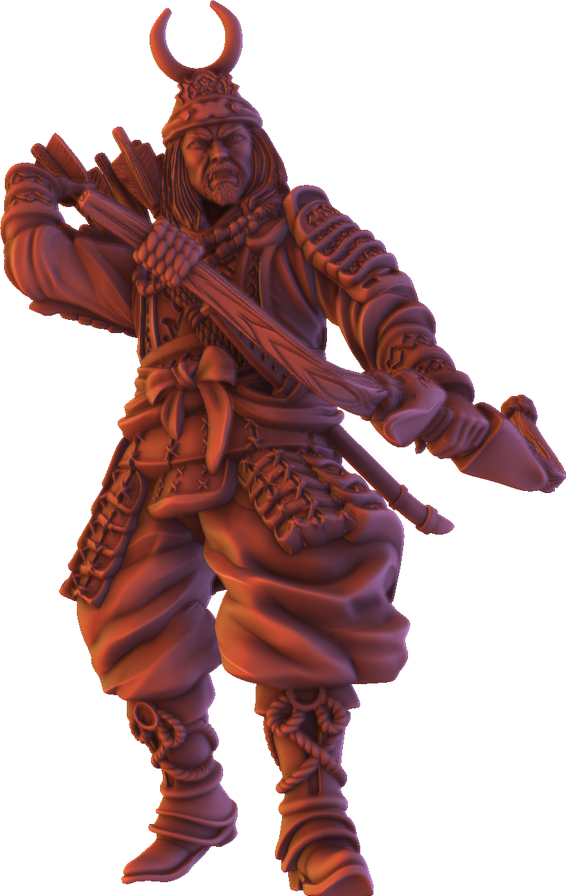 Forged Path - Tokugawa Guardians - Archer - DnD/Pathfinder/TTRPG Figure