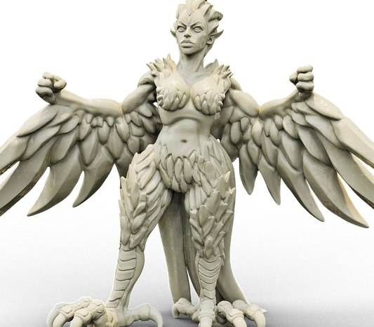 Brayan Nafarrate - Bestiary #4 - Harpy #3 - DnD/TTRPG Figure/Miniature