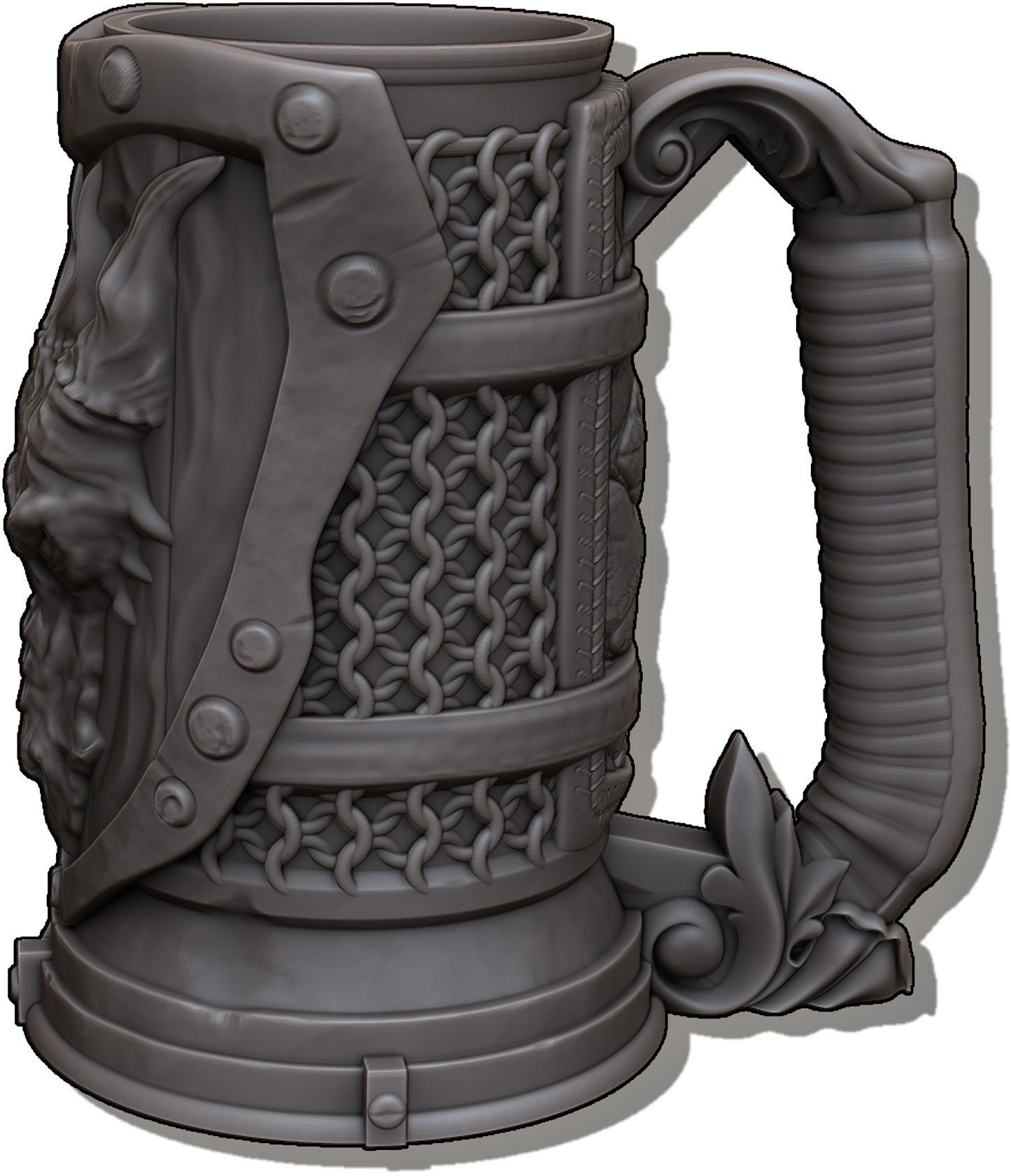 Ars Moriendi - Mythic Mugs - Fighter - DnD/TTRPG/Roleplaying/Wargames - Helios3DPrinting