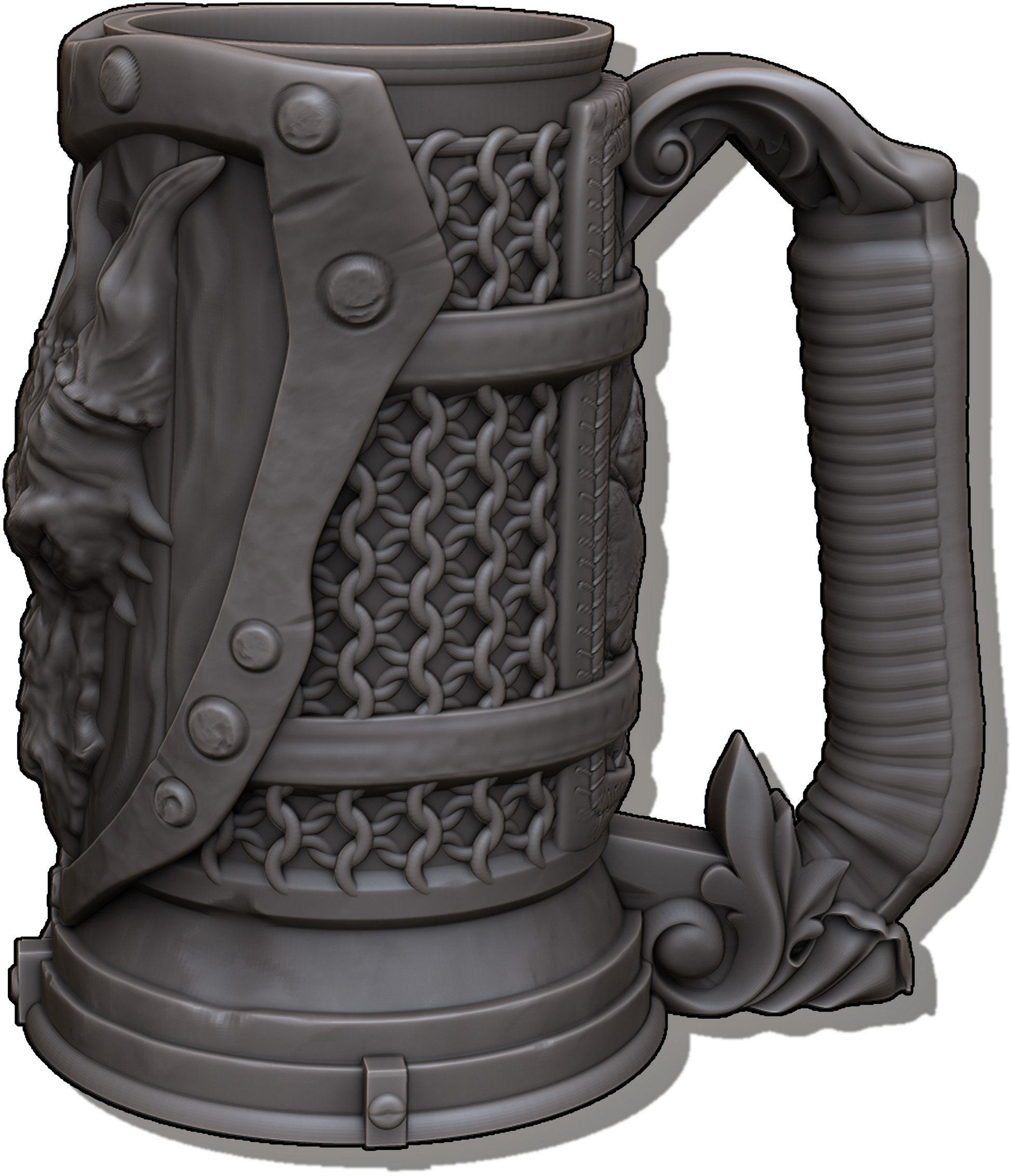 Ars Moriendi - Mythic Mugs - Fighter - DnD/TTRPG/Roleplaying/Wargames - Helios3DPrinting