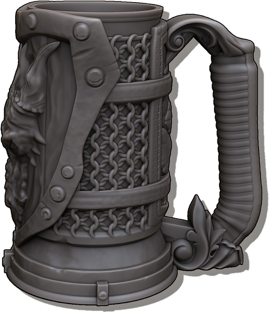 Ars Moriendi - Mythic Mugs - Fighter - DnD/TTRPG/Roleplaying/Wargames - Helios3DPrinting