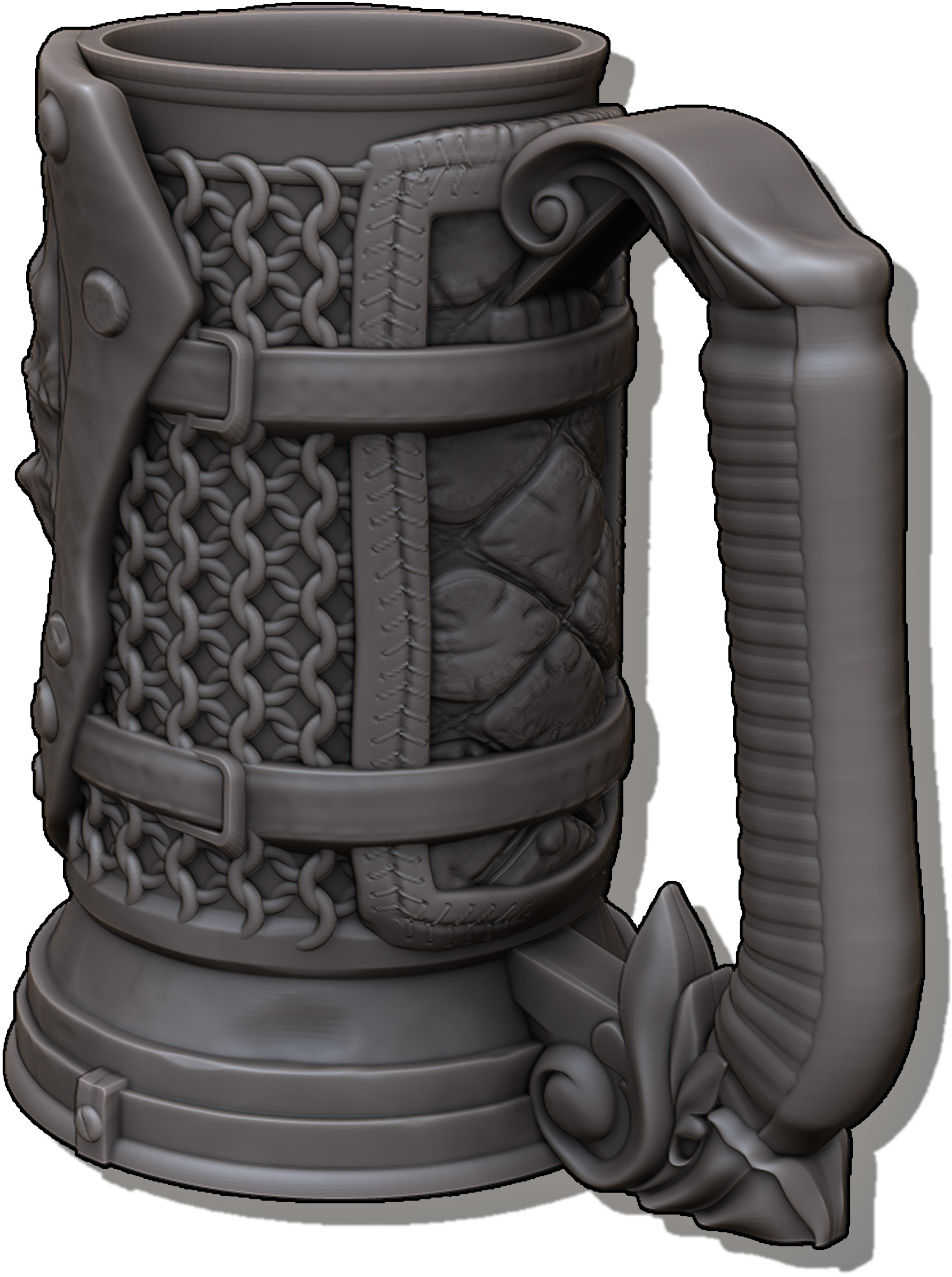 Ars Moriendi - Mythic Mugs - Fighter - DnD/TTRPG/Roleplaying/Wargames - Helios3DPrinting