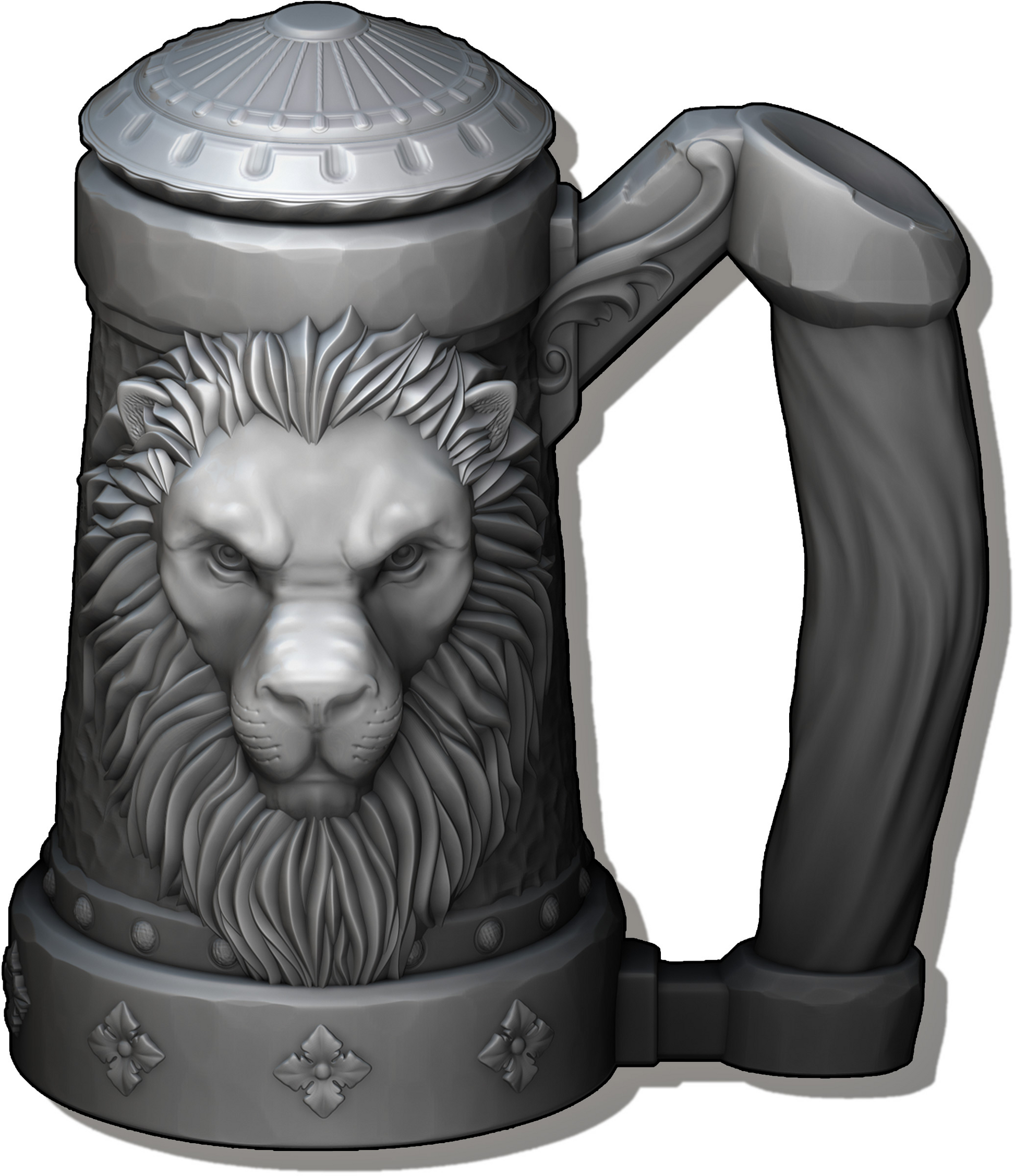 Ars Moriendi - Mythic Mugs - Lion's Brew - DnD/TTRPG/Roleplaying/Wargames - Helios3DPrinting