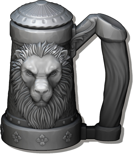 Ars Moriendi - Mythic Mugs - Lion's Brew - DnD/TTRPG/Roleplaying/Wargames - Helios3DPrinting