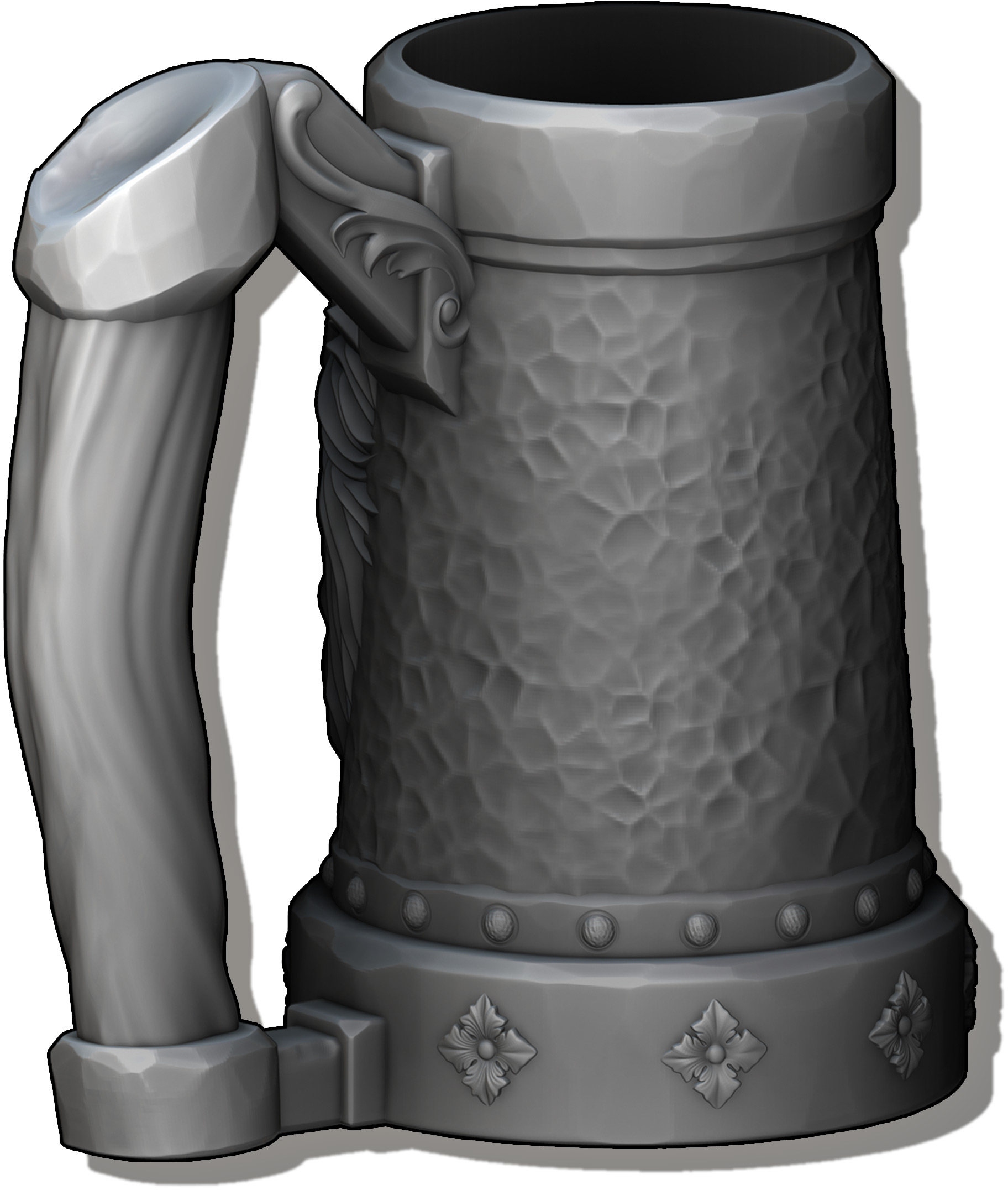 Ars Moriendi - Mythic Mugs - Lion's Brew - DnD/TTRPG/Roleplaying/Wargames - Helios3DPrinting