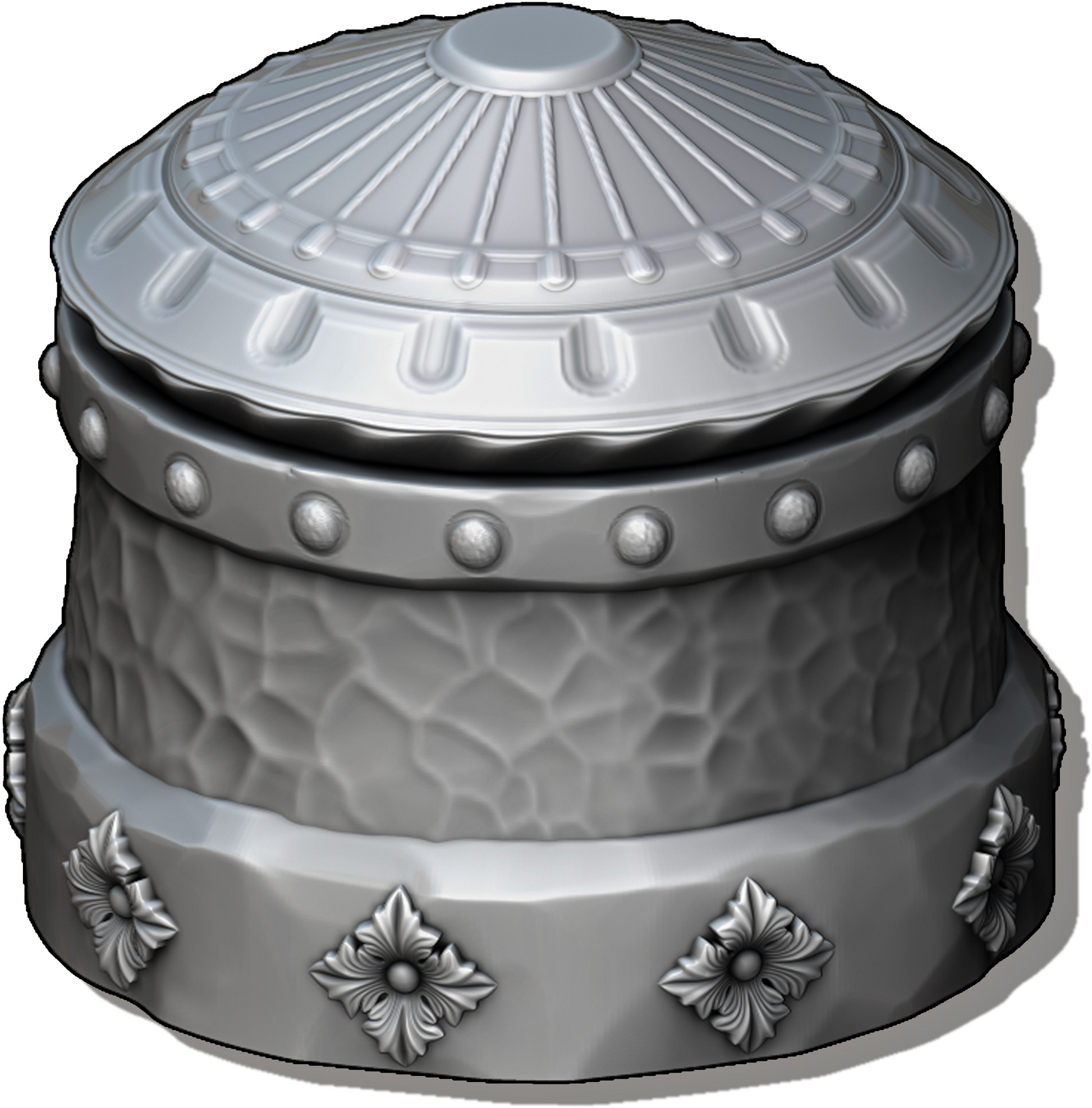 Ars Moriendi - Mythic Dice Box - Lion's Brew - DnD/TTRPG/Roleplaying/Wargames - Helios3DPrinting