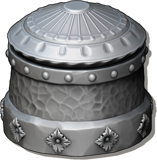 Ars Moriendi - Mythic Dice Box - Lion's Brew - DnD/TTRPG/Roleplaying/Wargames - Helios3DPrinting