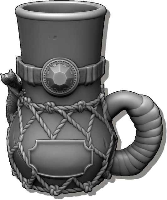 Ars Moriendi - Mythic Mugs - Wizard - DnD/TTRPG/Roleplaying/Wargames - Helios3DPrinting