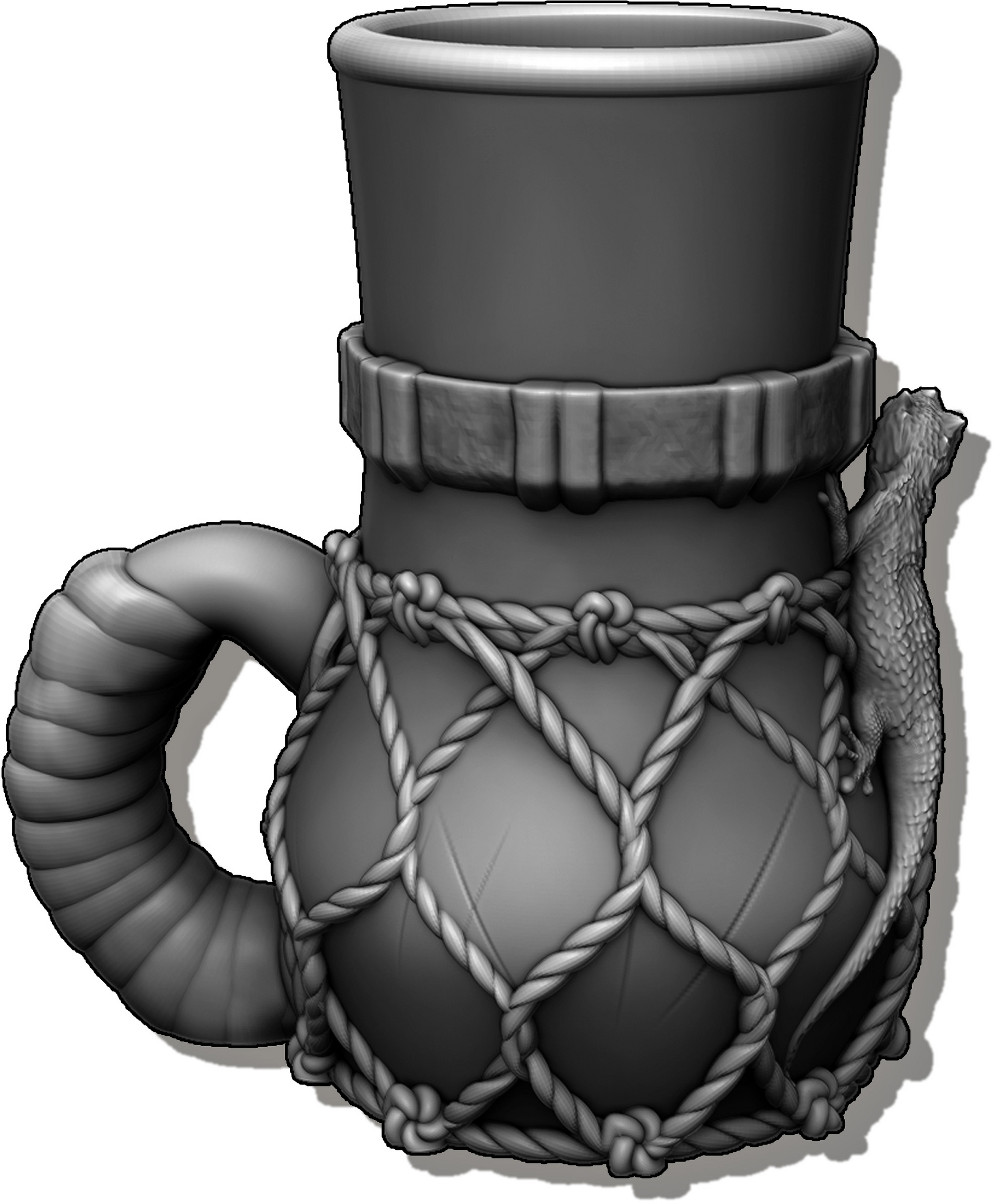 Ars Moriendi - Mythic Mugs - Wizard - DnD/TTRPG/Roleplaying/Wargames - Helios3DPrinting