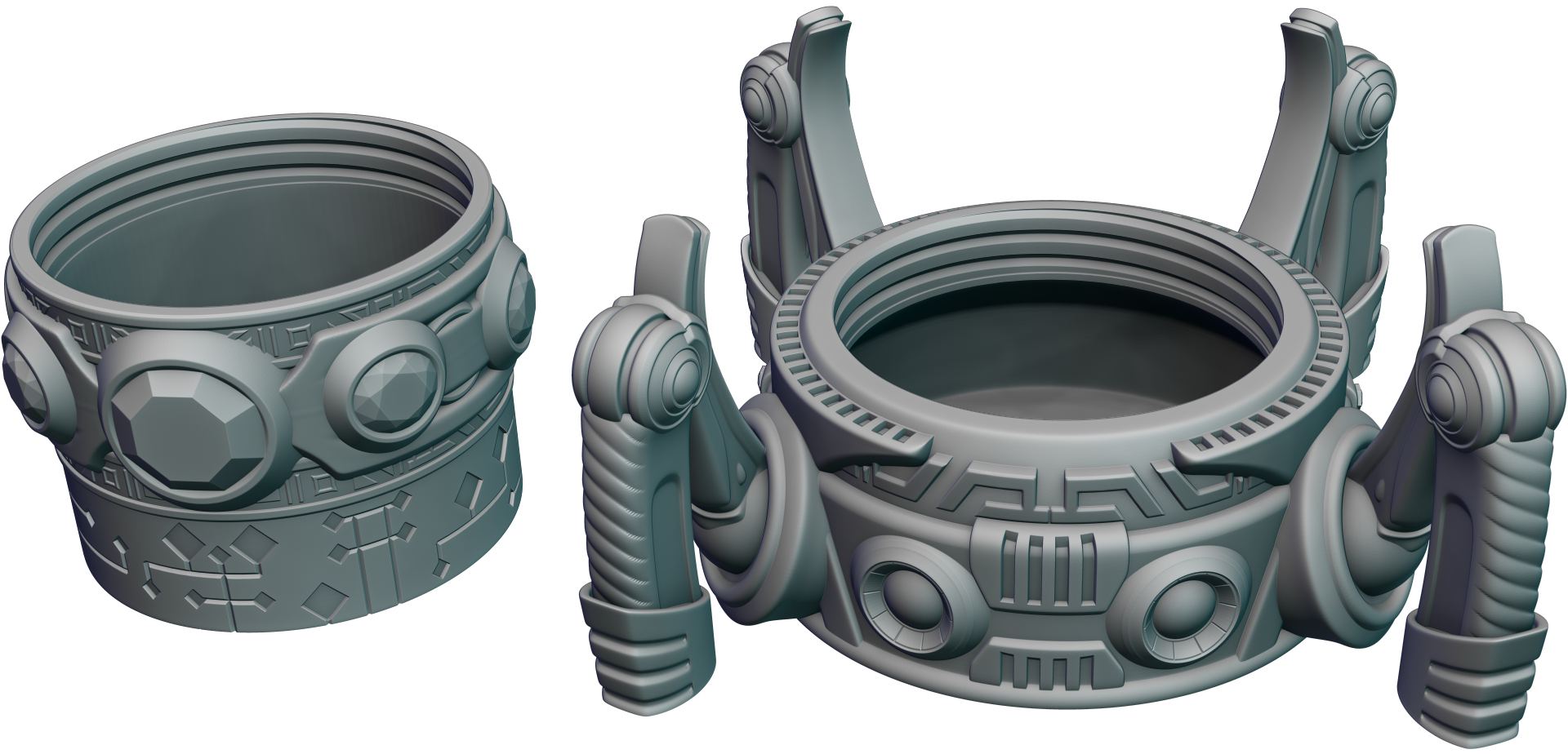 Ars Moriendi - Mythic Dice Box - Artificer - DnD/TTRPG/Roleplaying/Wargames - Helios3DPrinting