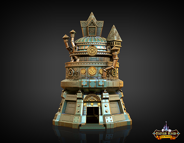 FatesEnd - Artificer Dice Tower - DnD/TTRPG/Roleplaying/Wargames