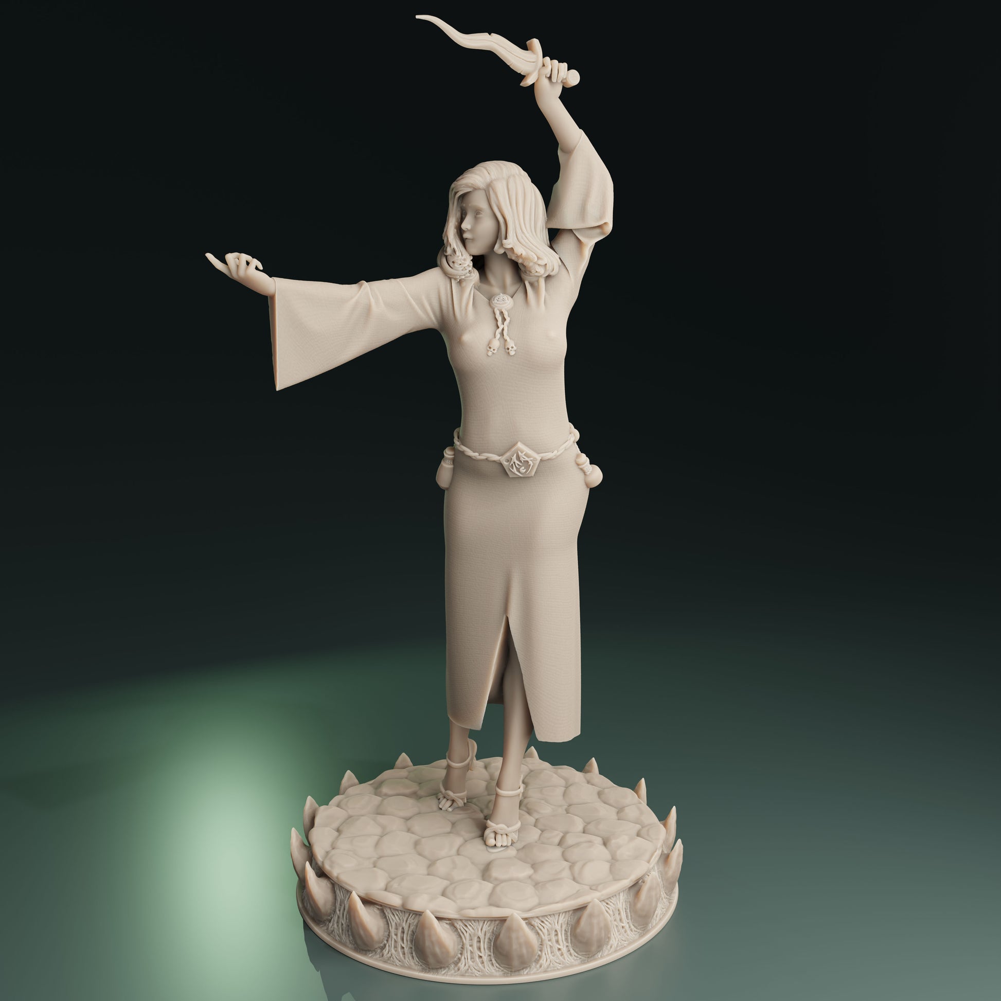 Cthulhu Girls - Cult of the Old Ones - Ashley, Poison Master - 32/75mm DnD/TTRPG Figure/Miniature - Helios3DPrinting