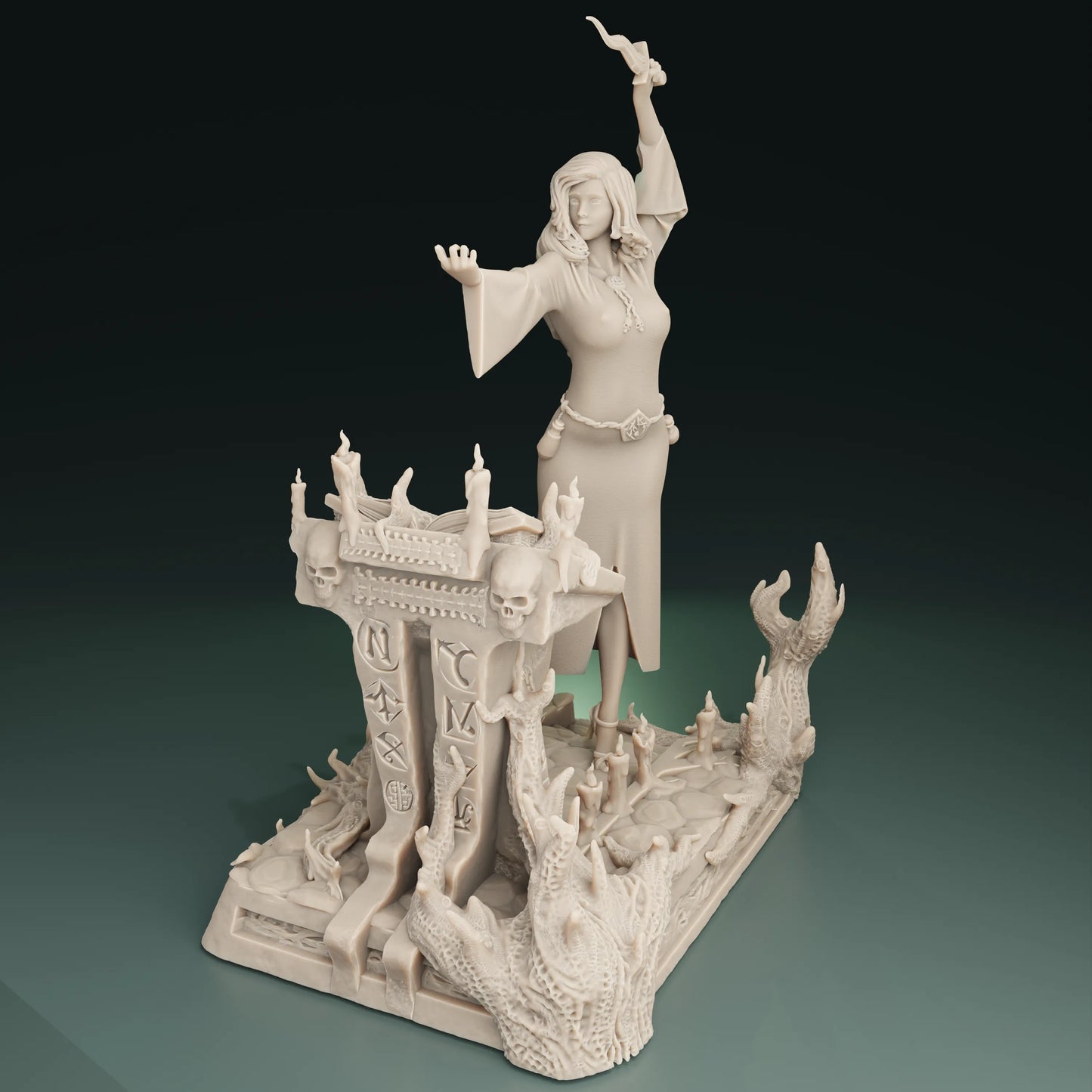 Cthulhu Girls - Cult of the Old Ones - Ashley, Poison Master - 32/75mm DnD/TTRPG Figure/Miniature