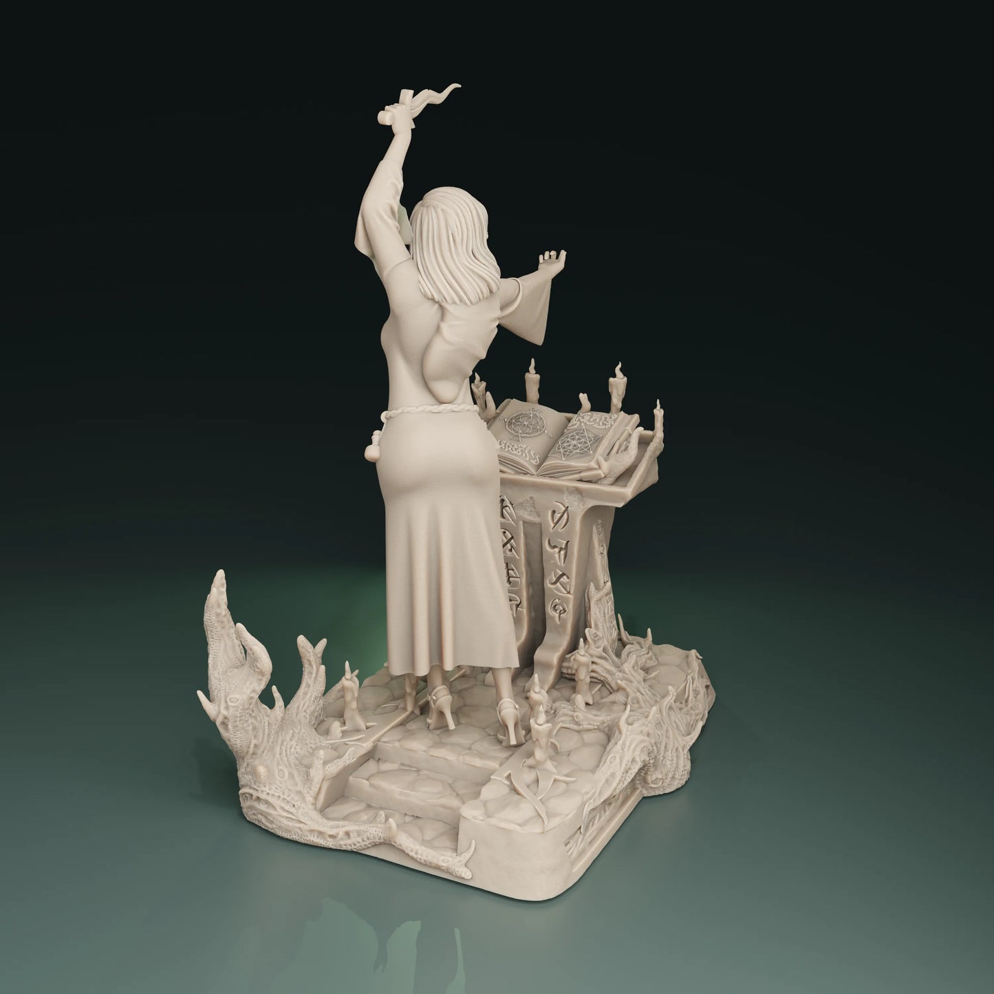 Cthulhu Girls - Cult of the Old Ones - Ashley, Poison Master - 32/75mm DnD/TTRPG Figure/Miniature