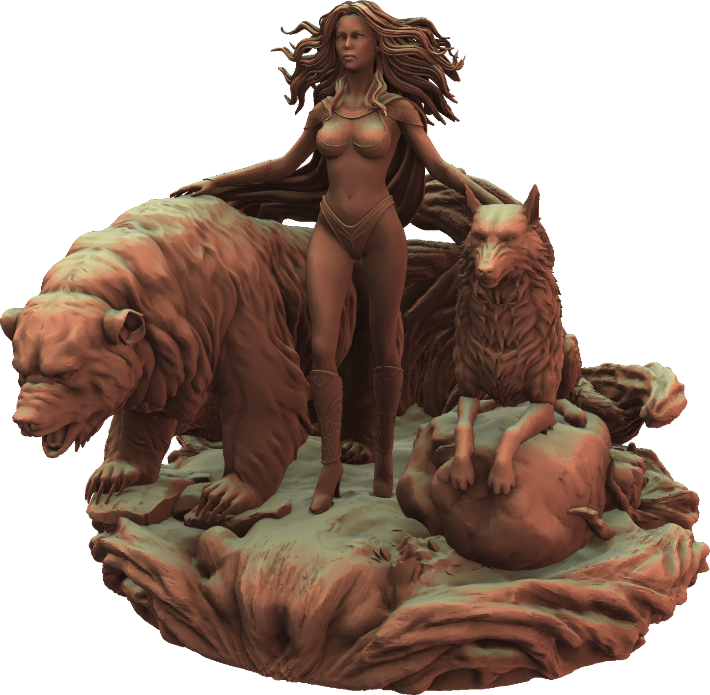 Figurine Emporium - Celtic Druidess Dagda - 200mm Pin Up/Figure/Model/Diorama
