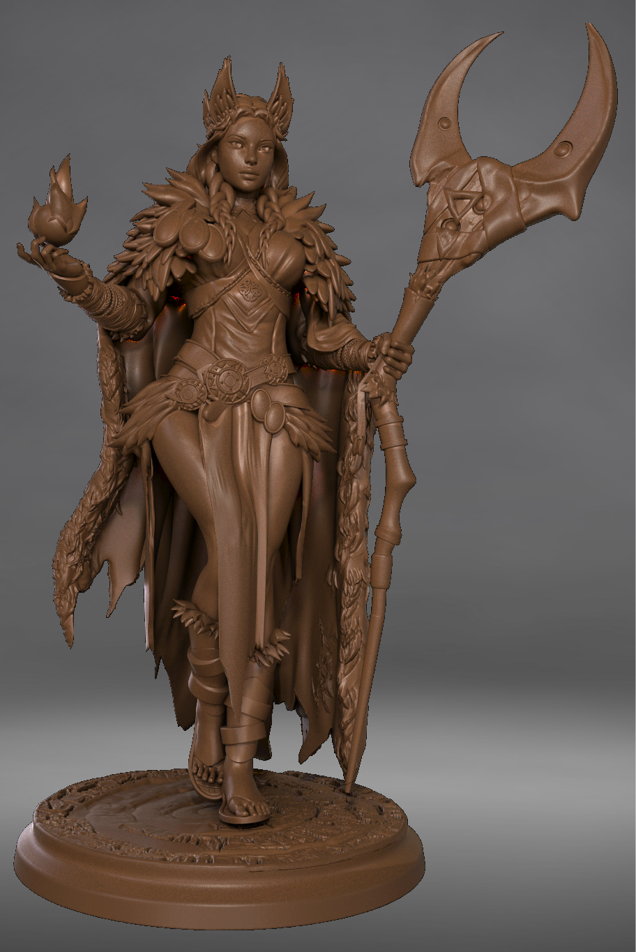 Broken Sword - Northern Warriors - Cleric - 75mm Pin Up/Figure/Model/Diorama